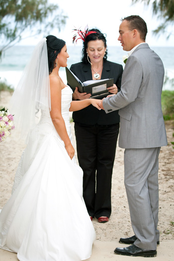 Sarah & John Hayne's married at Philip Park Main Beach Northern Gold Coast South East QLD